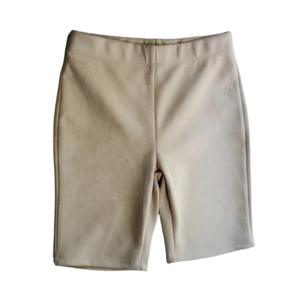 Stelen Cream Suede Look Stretchy‎ Soft Shorts Small NWOT